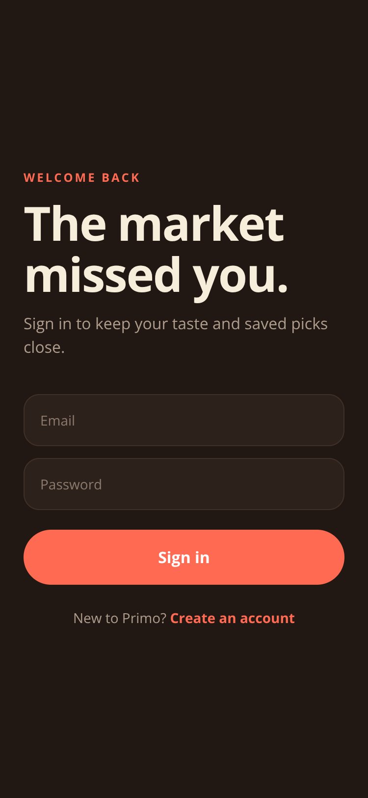 Primo screen 1