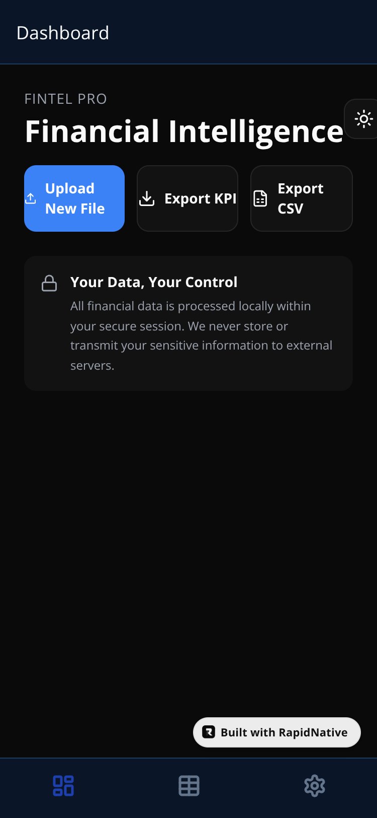 Fintel Pro screen 3