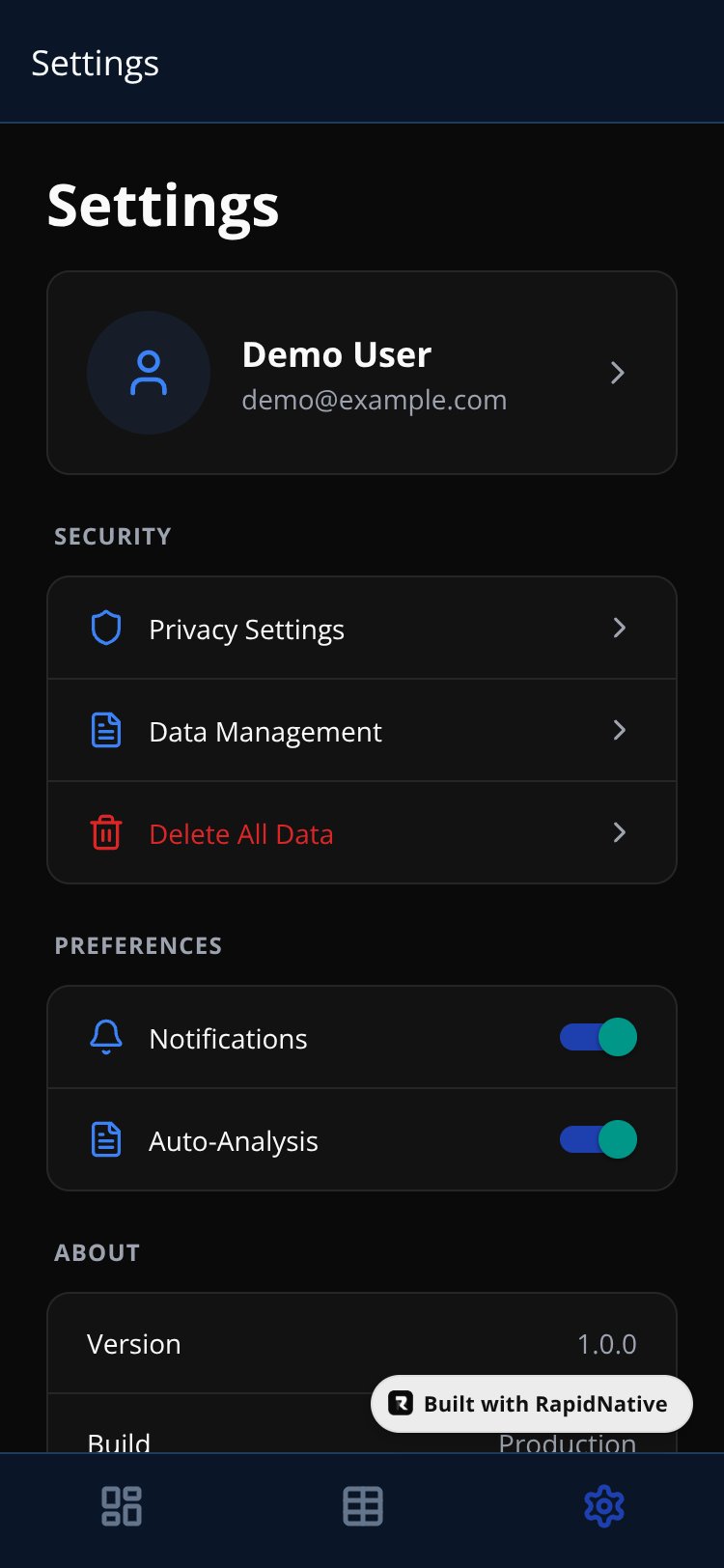 Fintel Pro screen 5