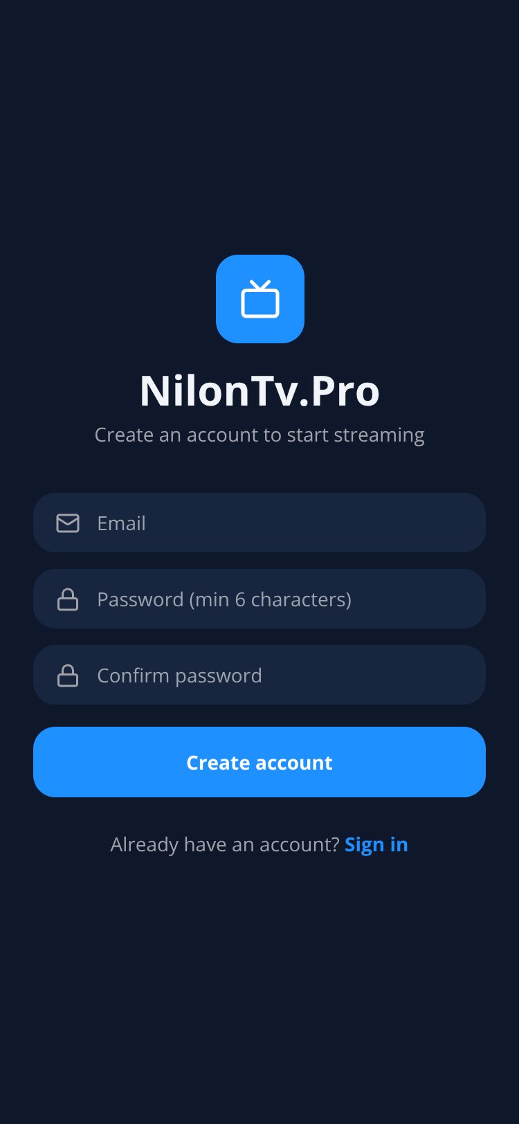 NilonTv.Pro screen 1