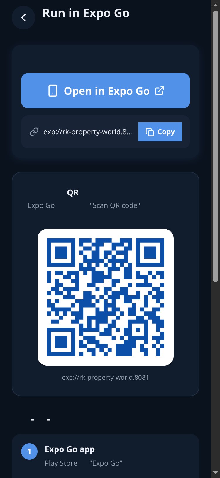 RK Property World screen 3