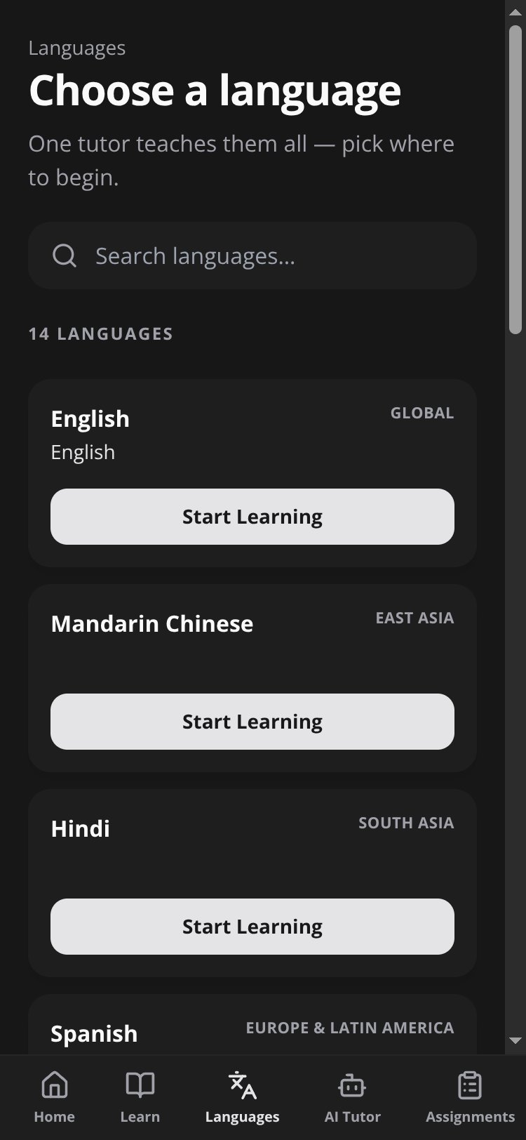 RapidNative App screen 4