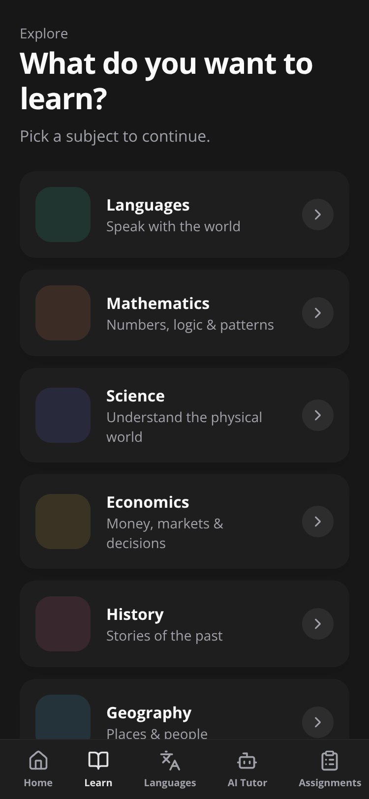 RapidNative App screen 5