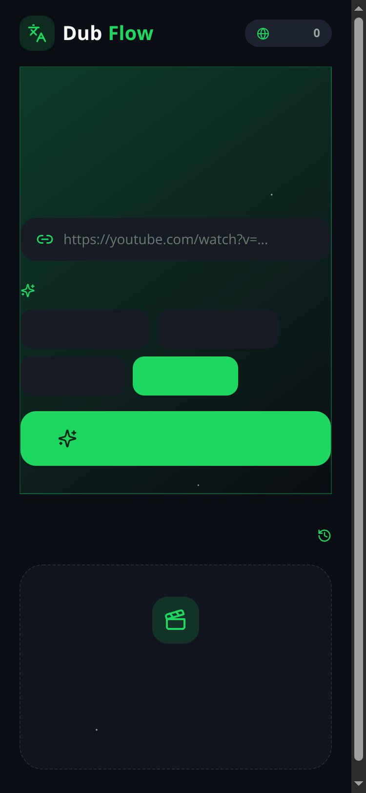 DubFlow screen 4