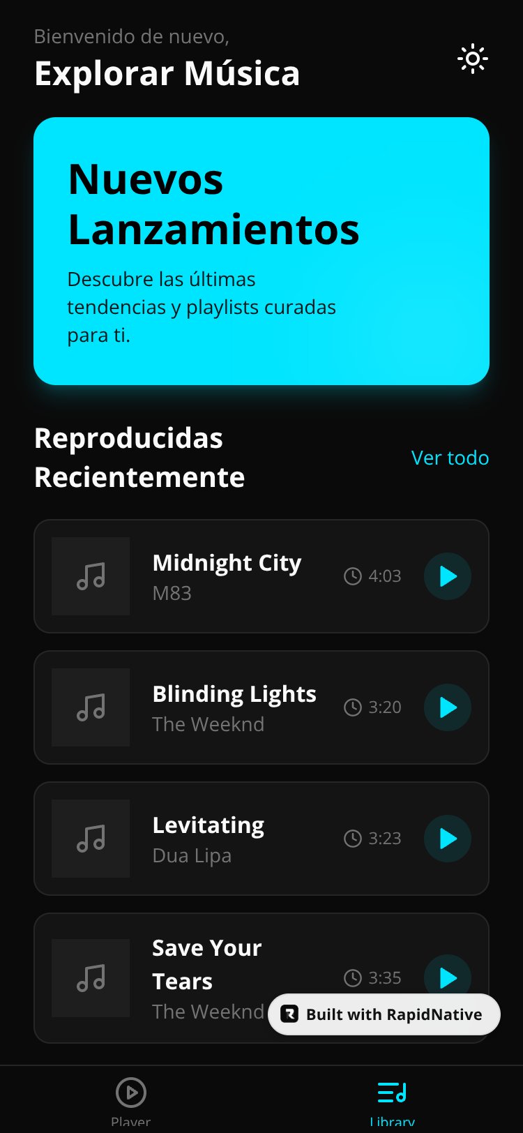 expo-nativewind screen 1