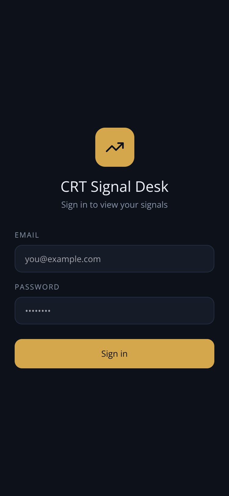RapidNative App screen 1