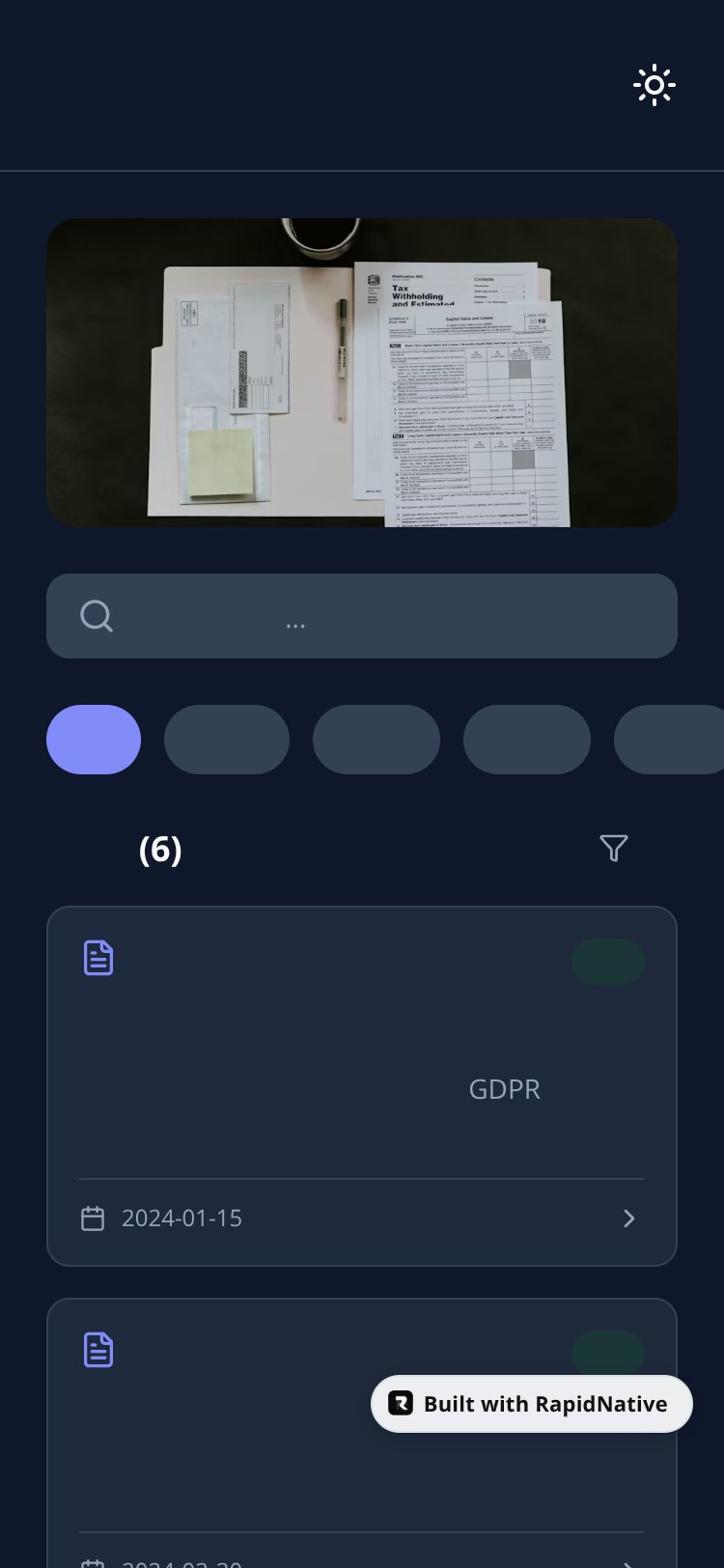 PolicyCompass screen 1