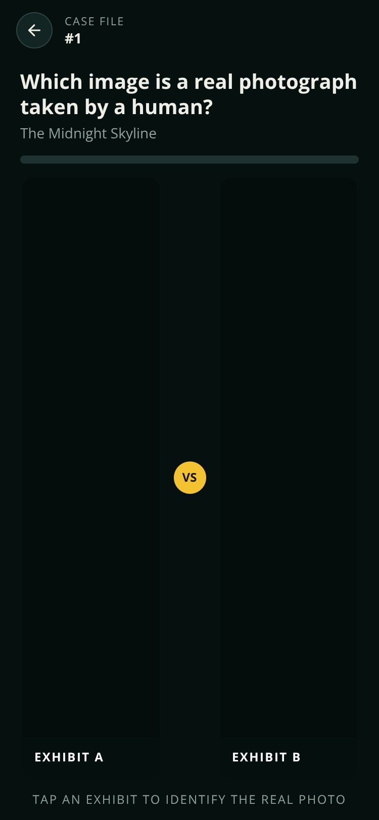 Real or AI screen 1