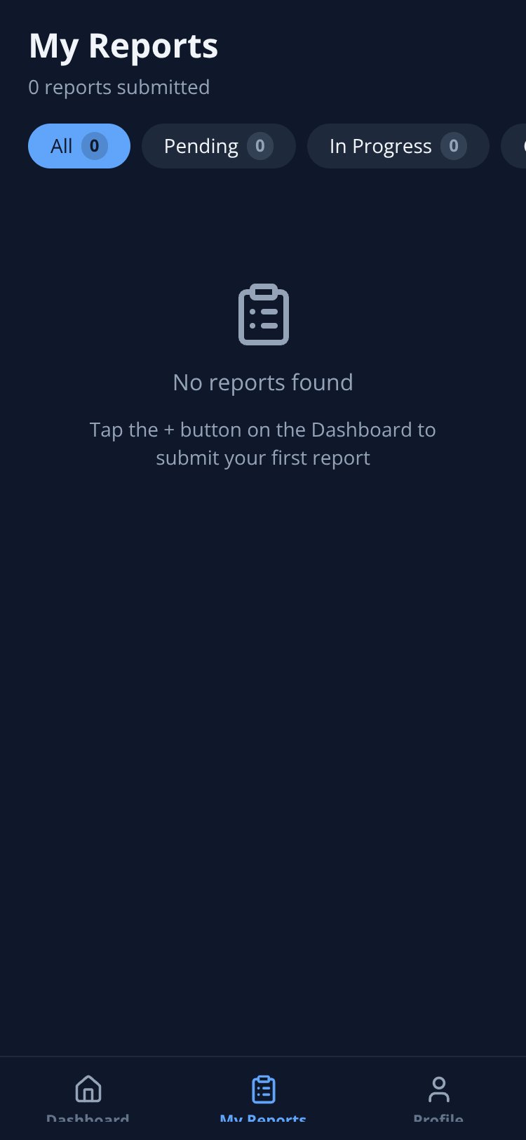 Smart Campus Report screen 5