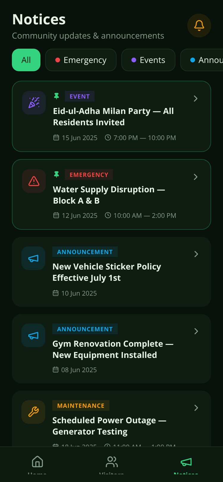 SocietyGate screen 4