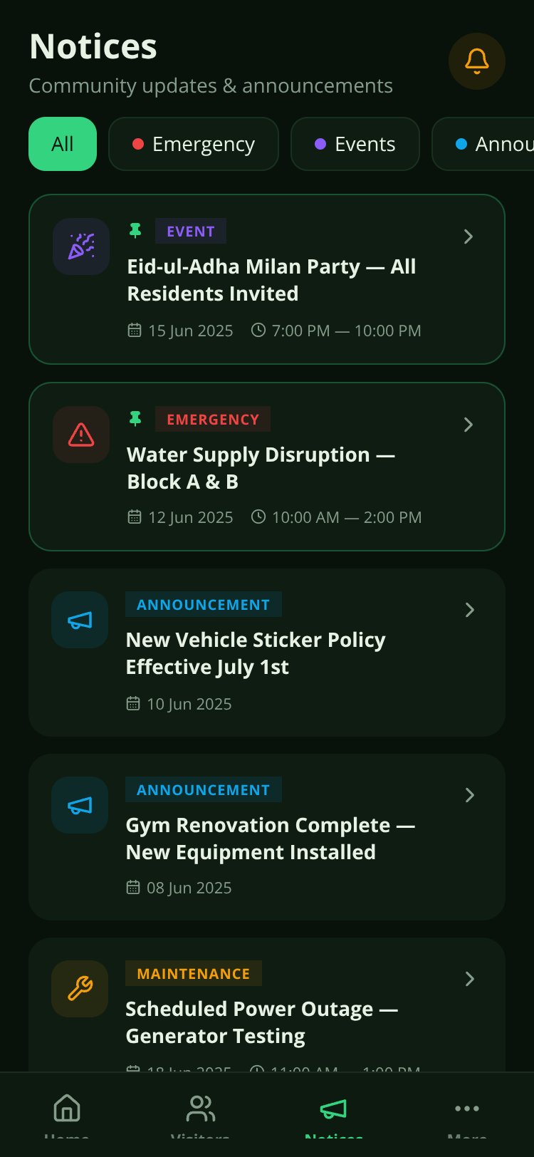 SocietyGate screen 5