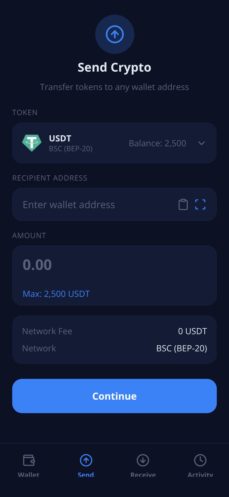 CryptoVault screen 4