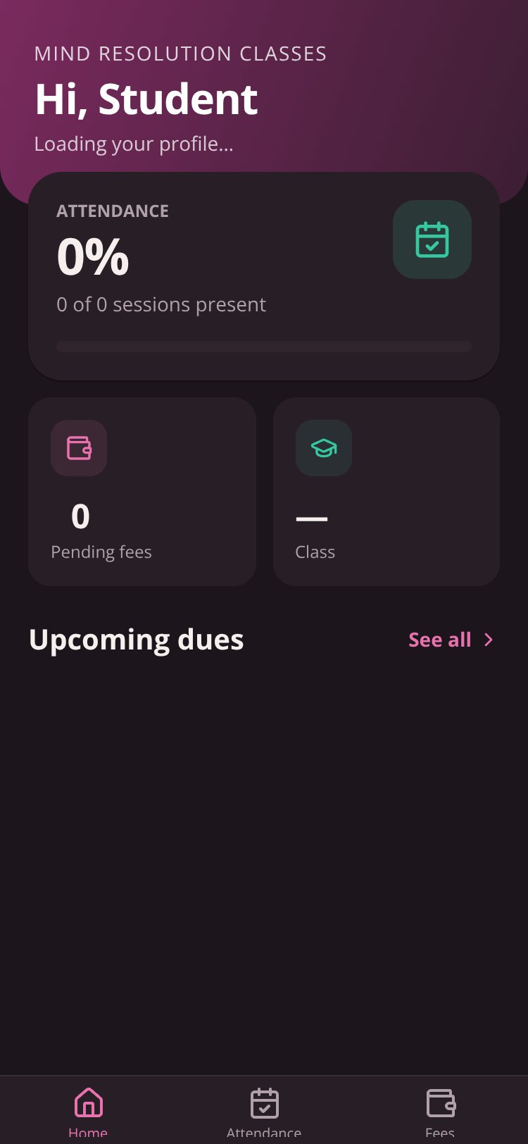 MRC Classes screen 4
