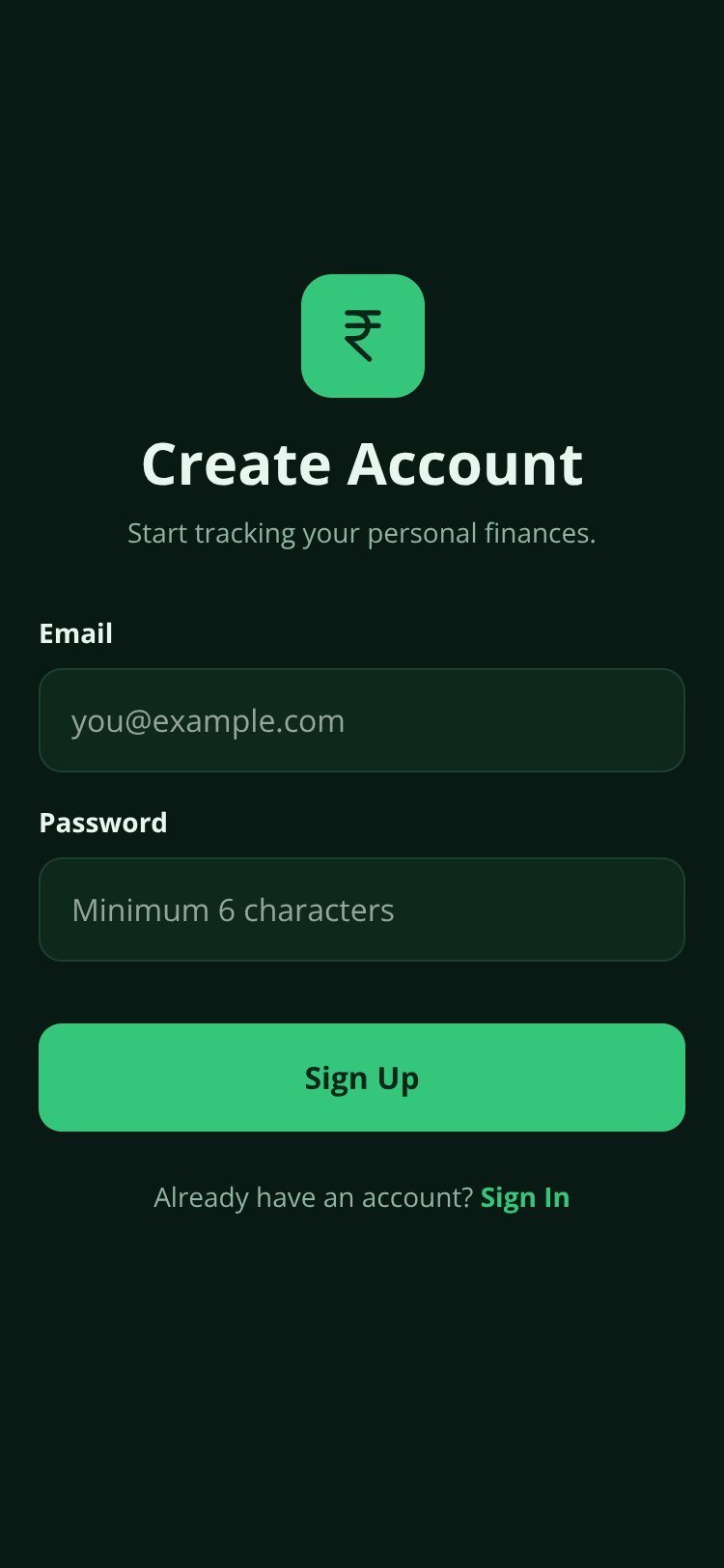 Personal Best Address screen 2