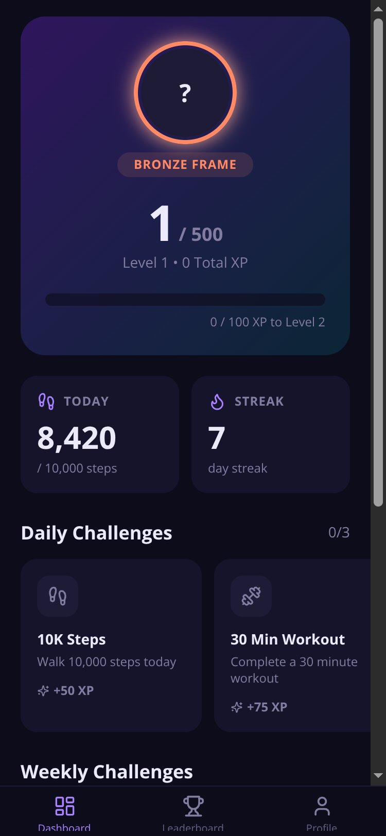 LevelUp screen 2