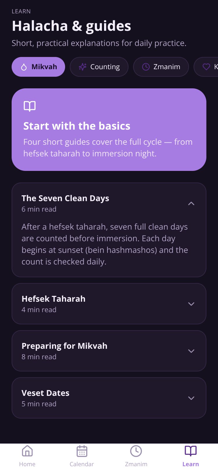 Mikvahly screen 3