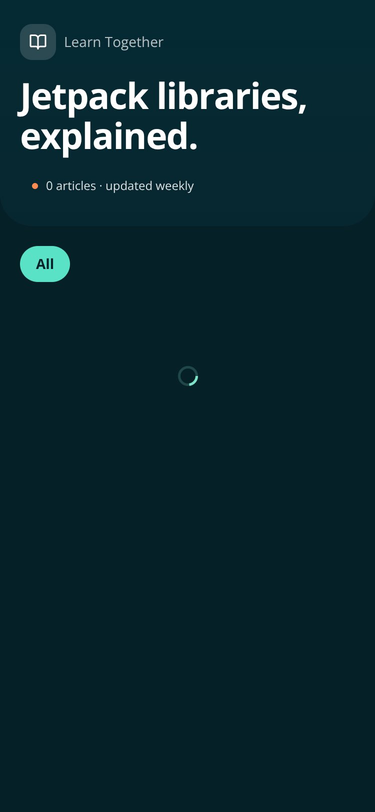 Learn Together screen 2