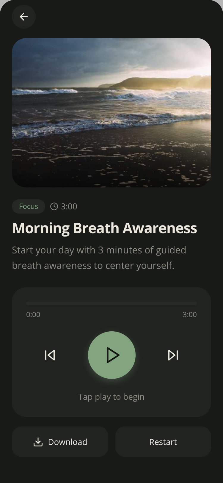 Mindful Moments screen 3