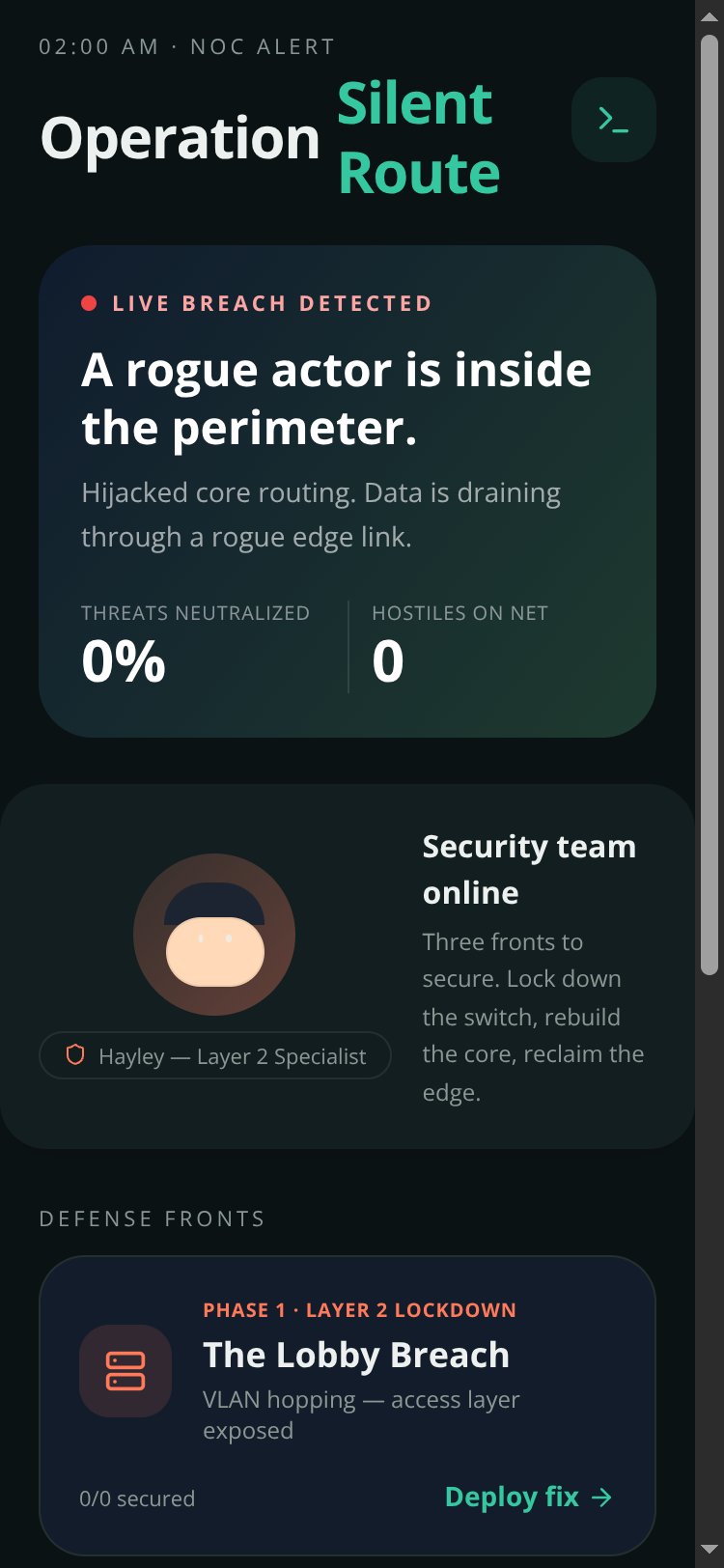 Silent Route screen 2