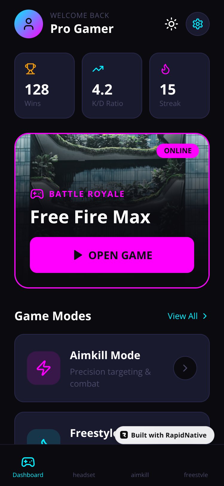 GT Mode Pro screen 1