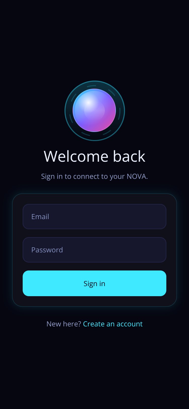 NOVA screen 1