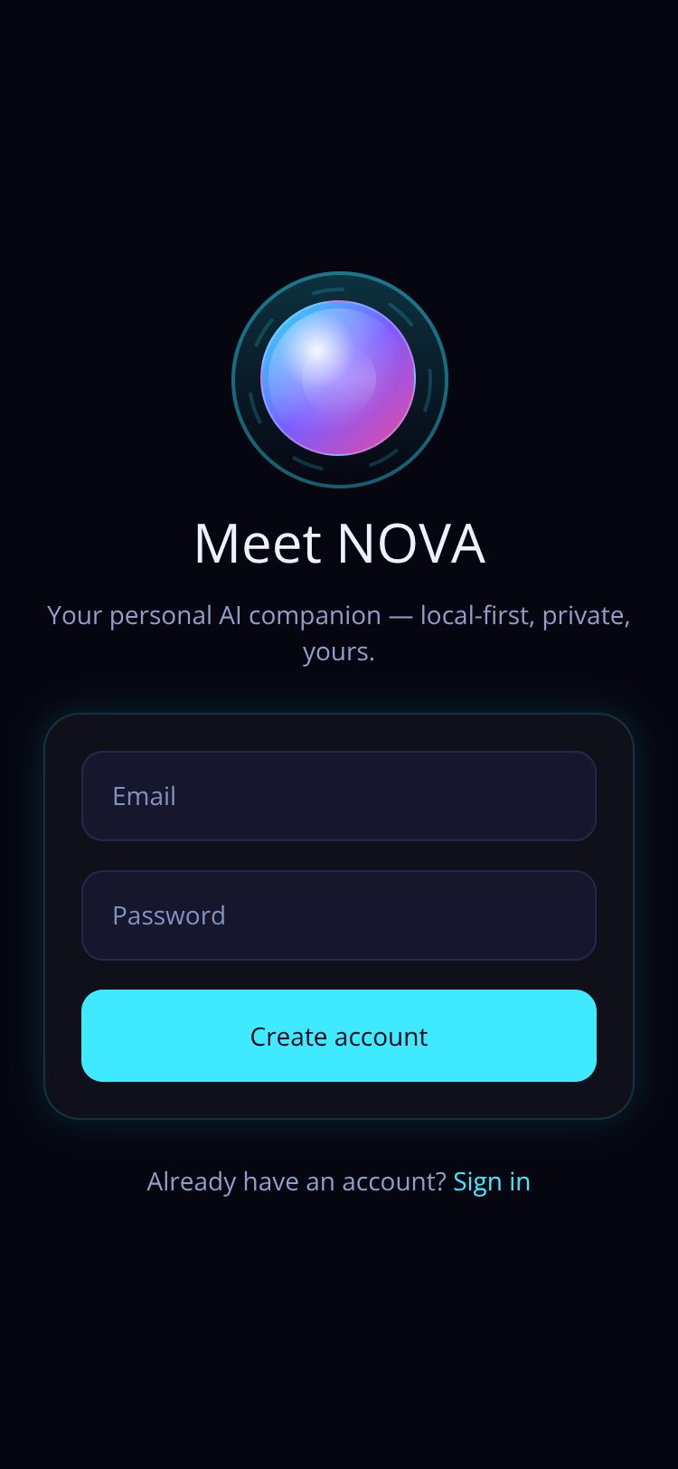 NOVA screen 2