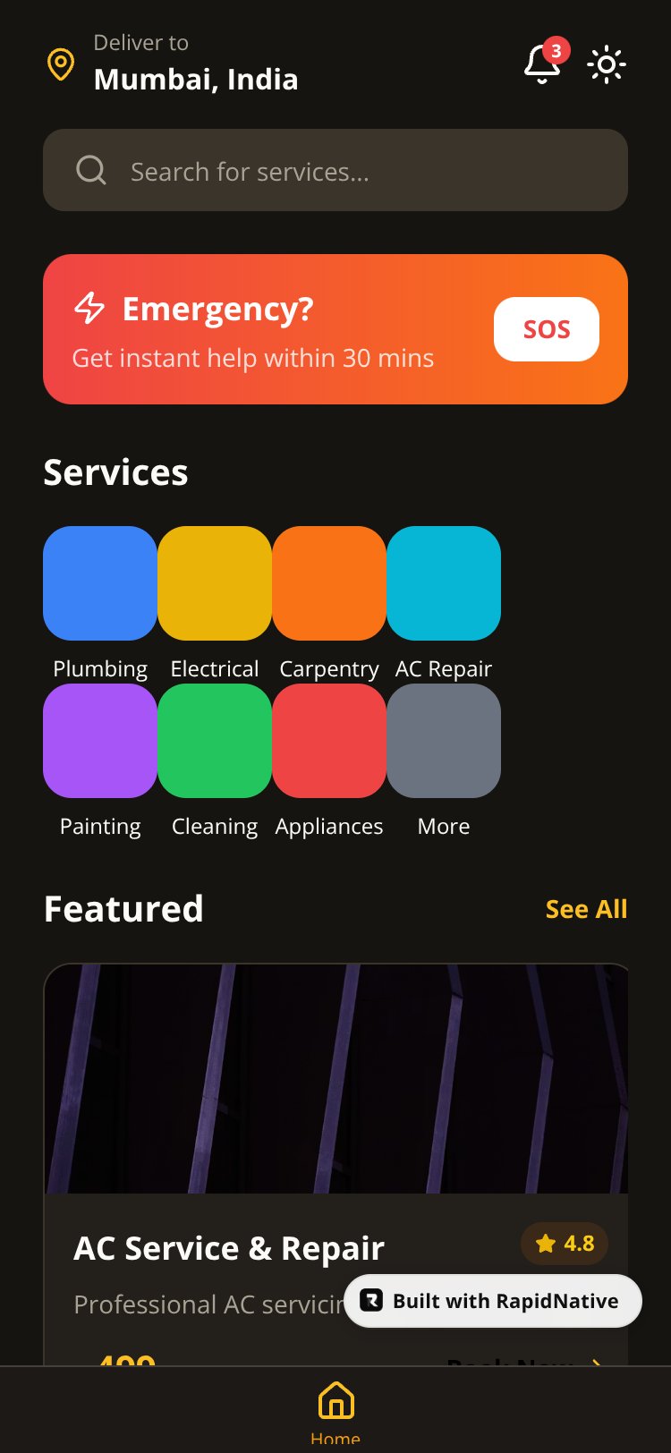 Kwickly screen 1