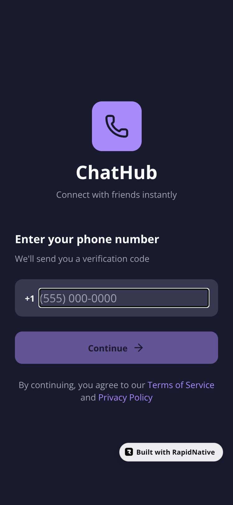 ChatHub Social screen 1