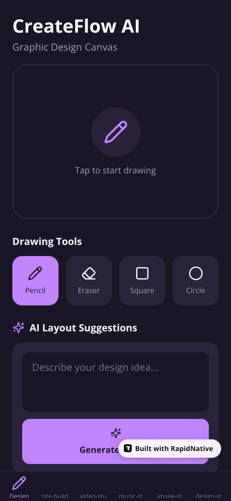CreateFlow AI screen 3