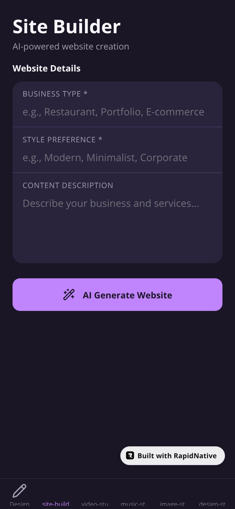 CreateFlow AI screen 5