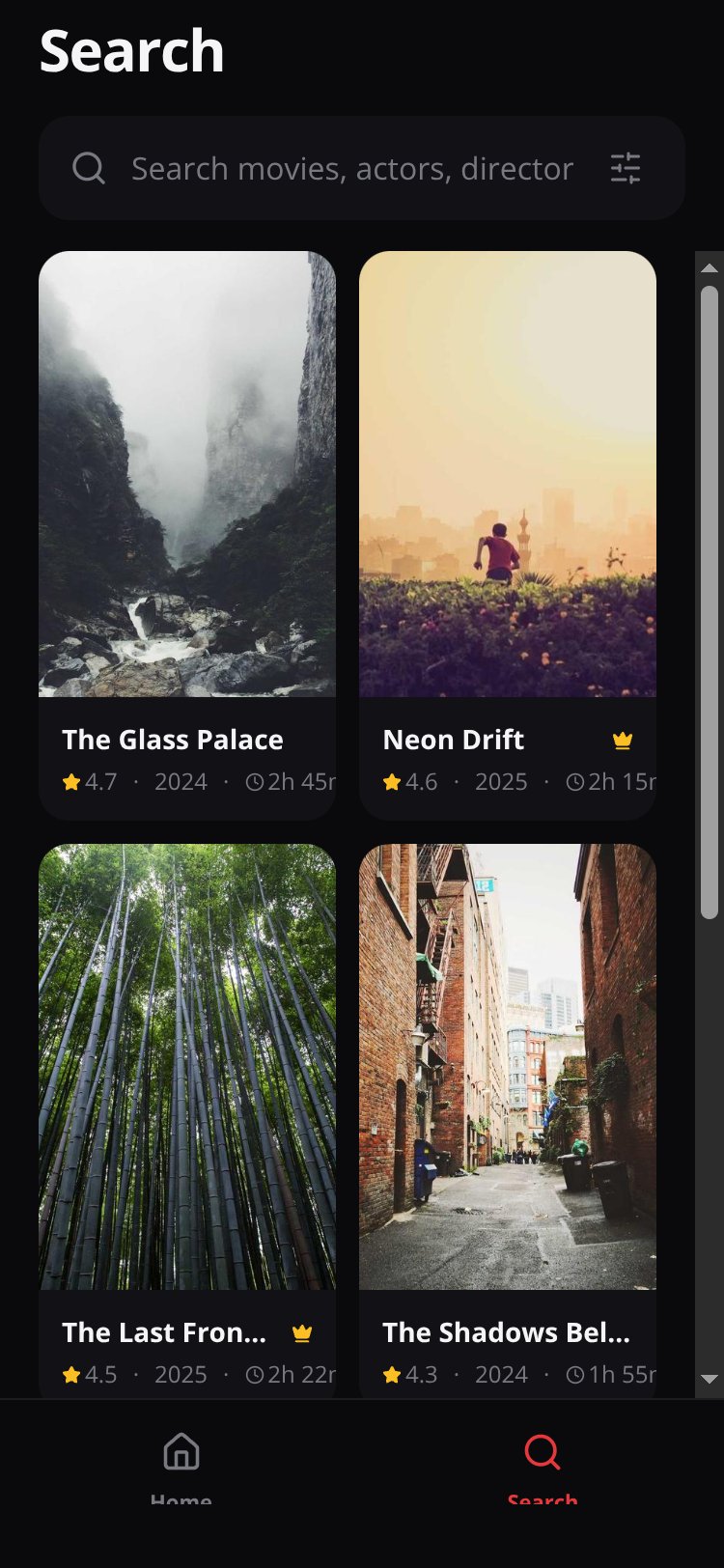 StreamVerse screen 2