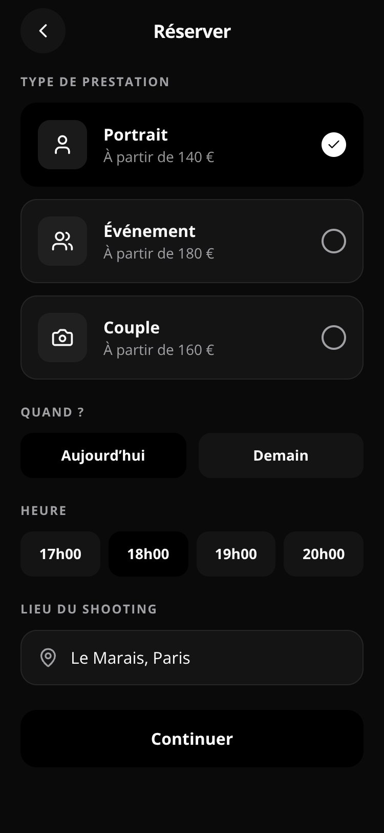 iSelf screen 3