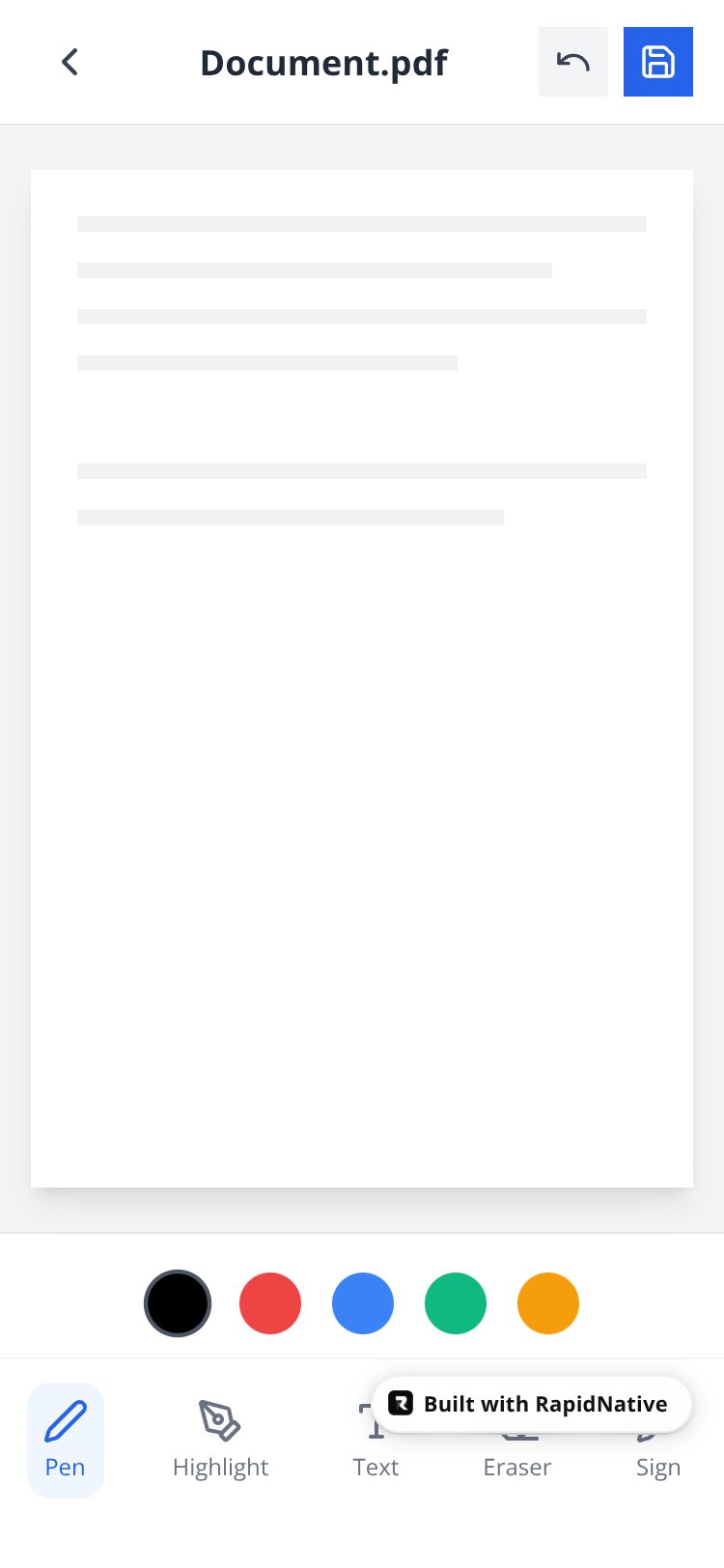 SignDoc Pro screen 3