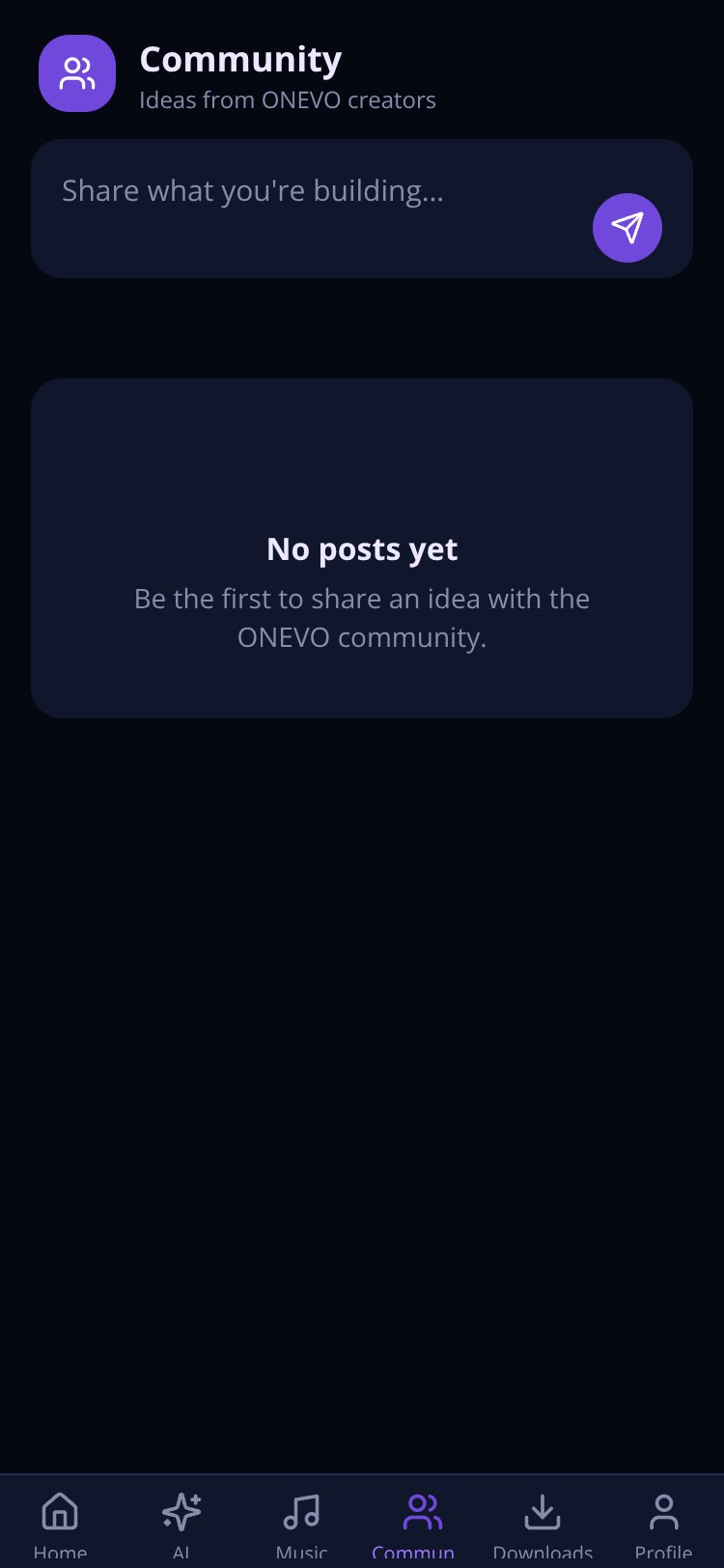 ONEVO AI screen 3