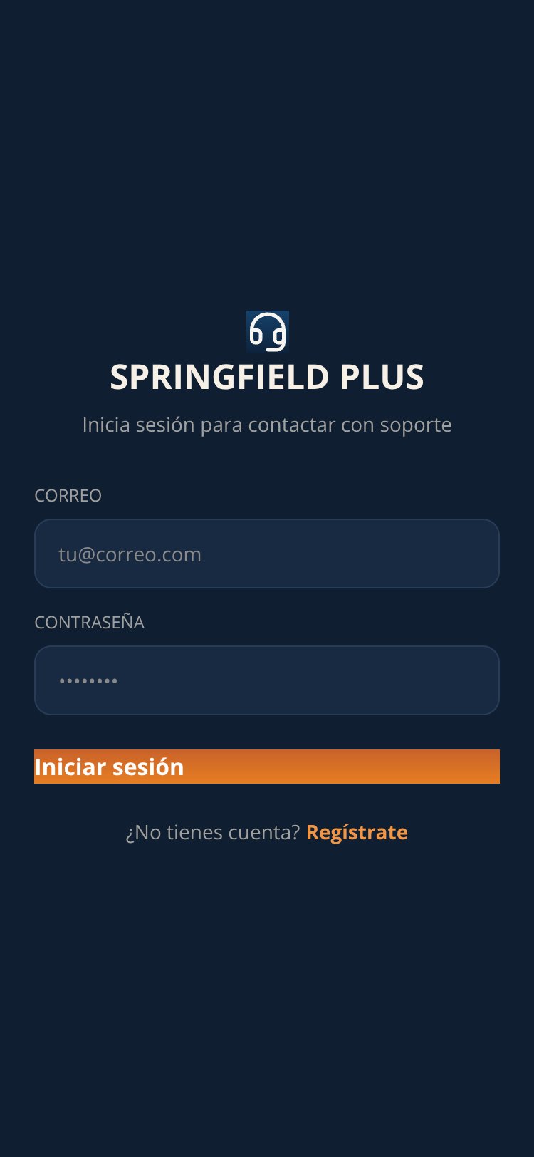 Springfield Plus screen 1
