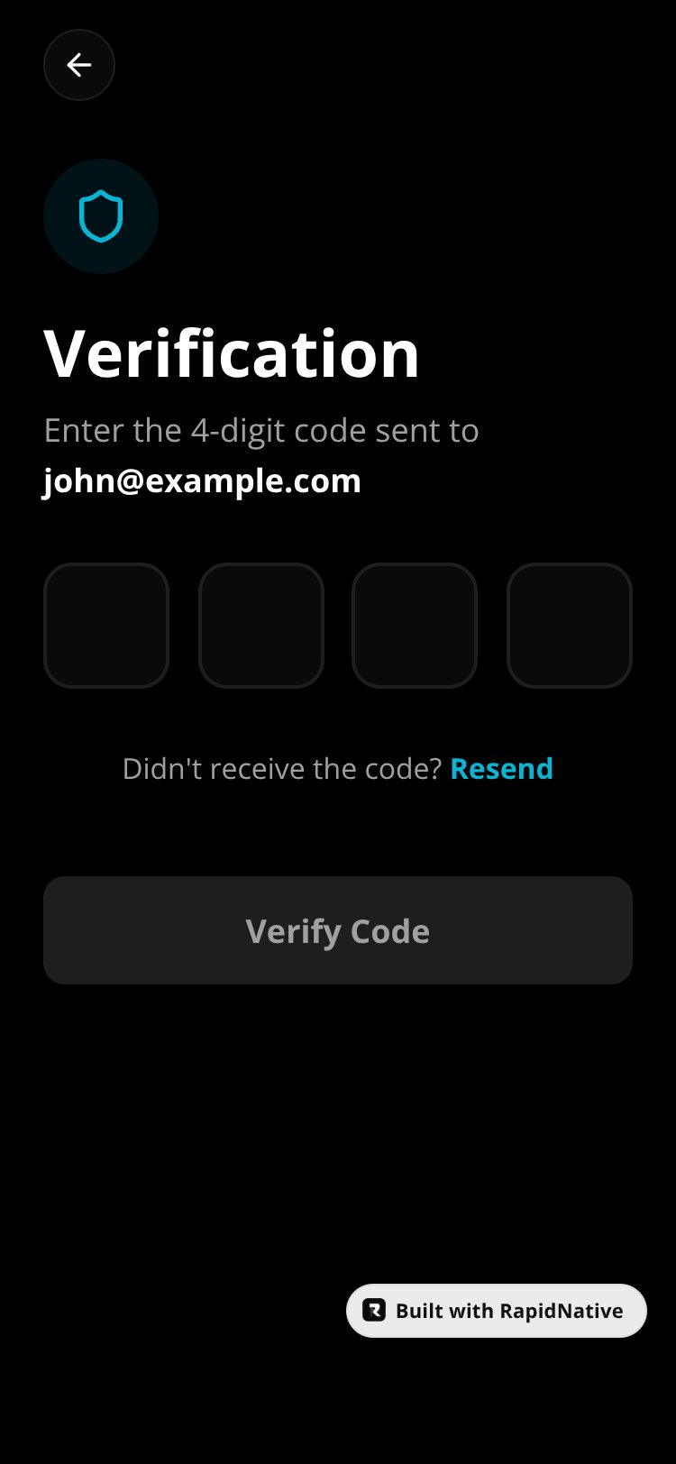 SafeAuth screen 1