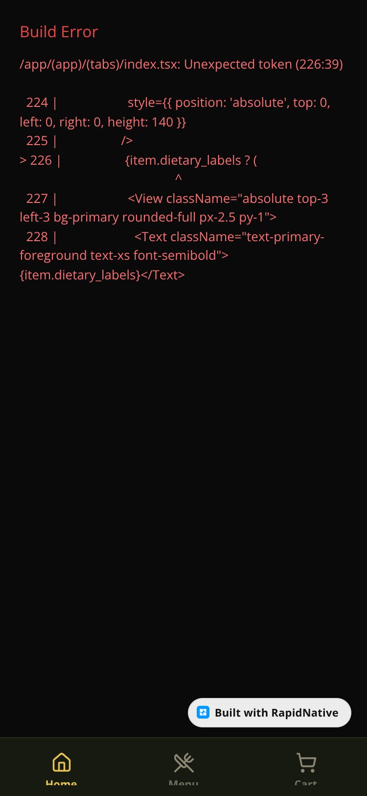 Royal Feast screen 1