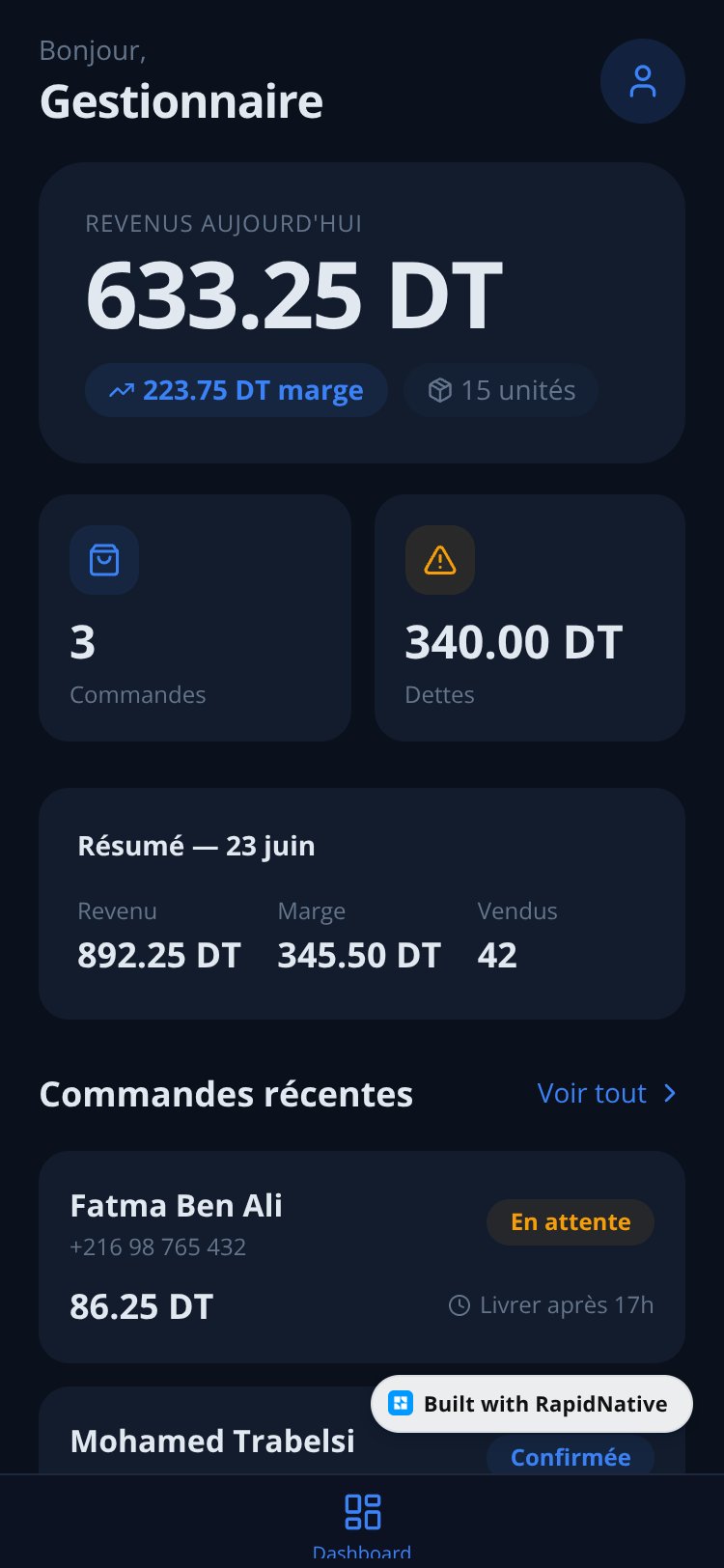StockFlow screen 1