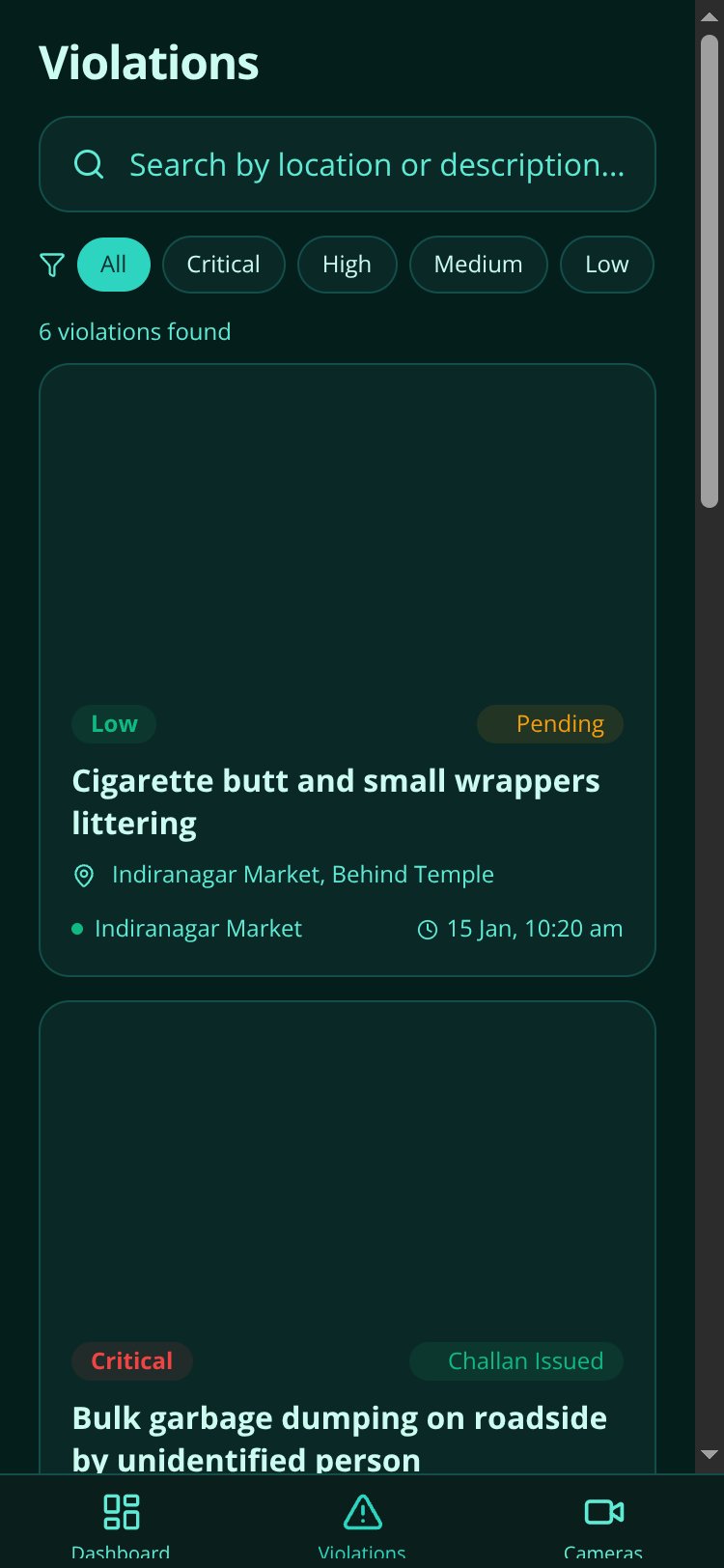 CleanCity screen 3