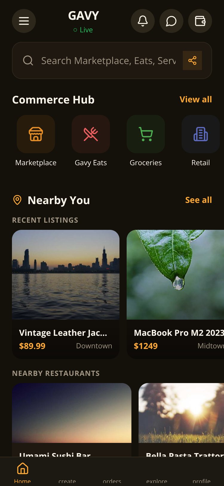 GAVY screen 3