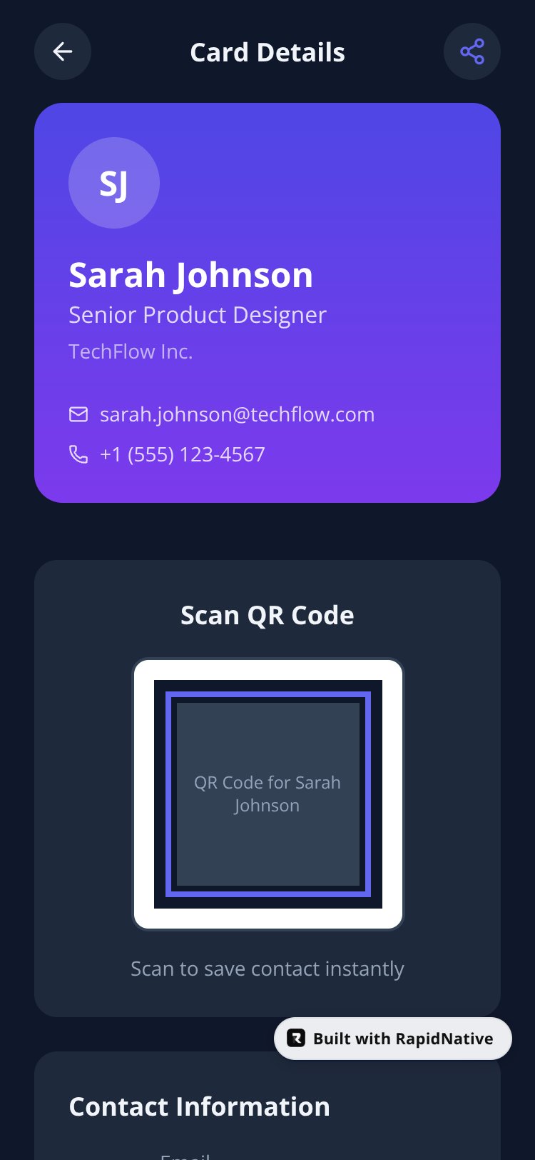 ProCard Digital screen 4