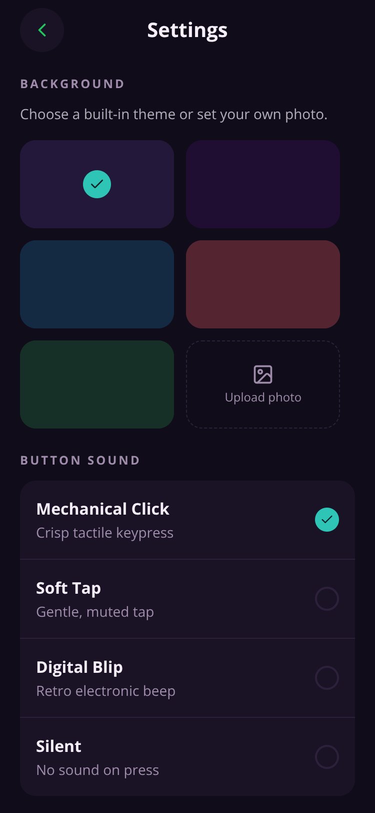GemCalc screen 2