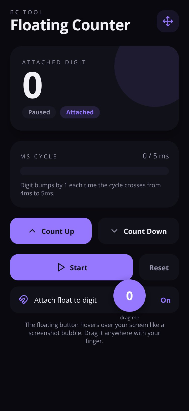 BC Tool screen 1