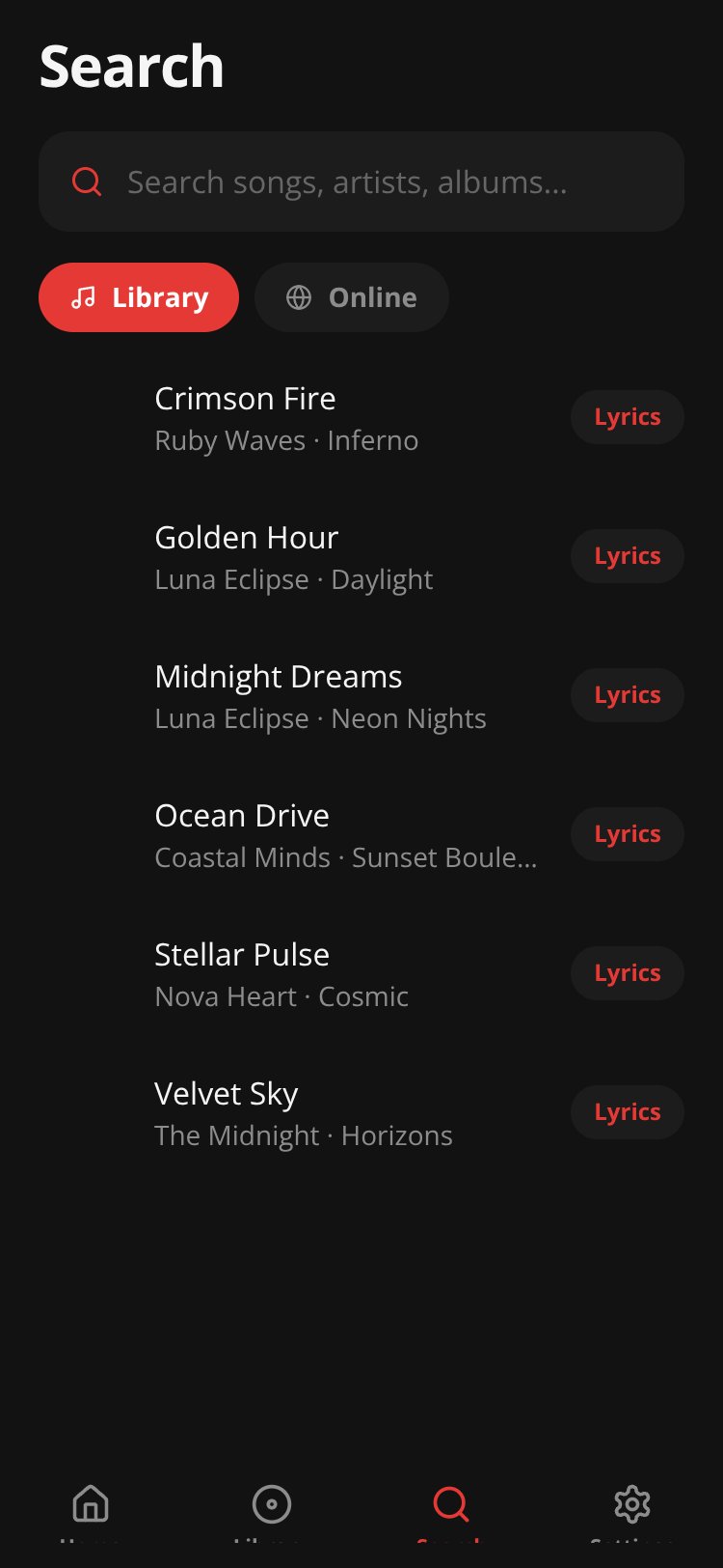 Mani Music screen 1