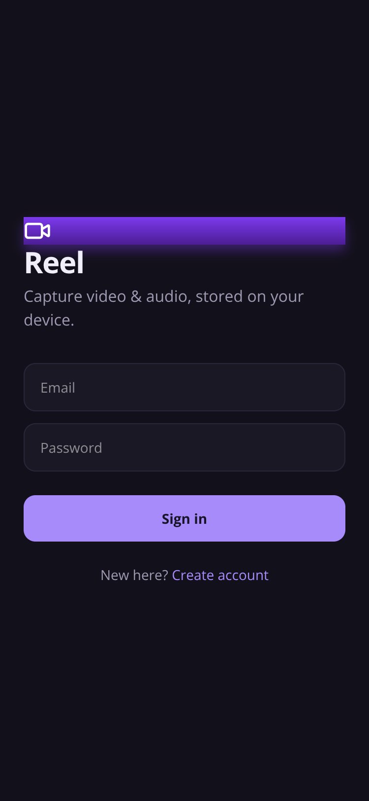 Reel screen 1