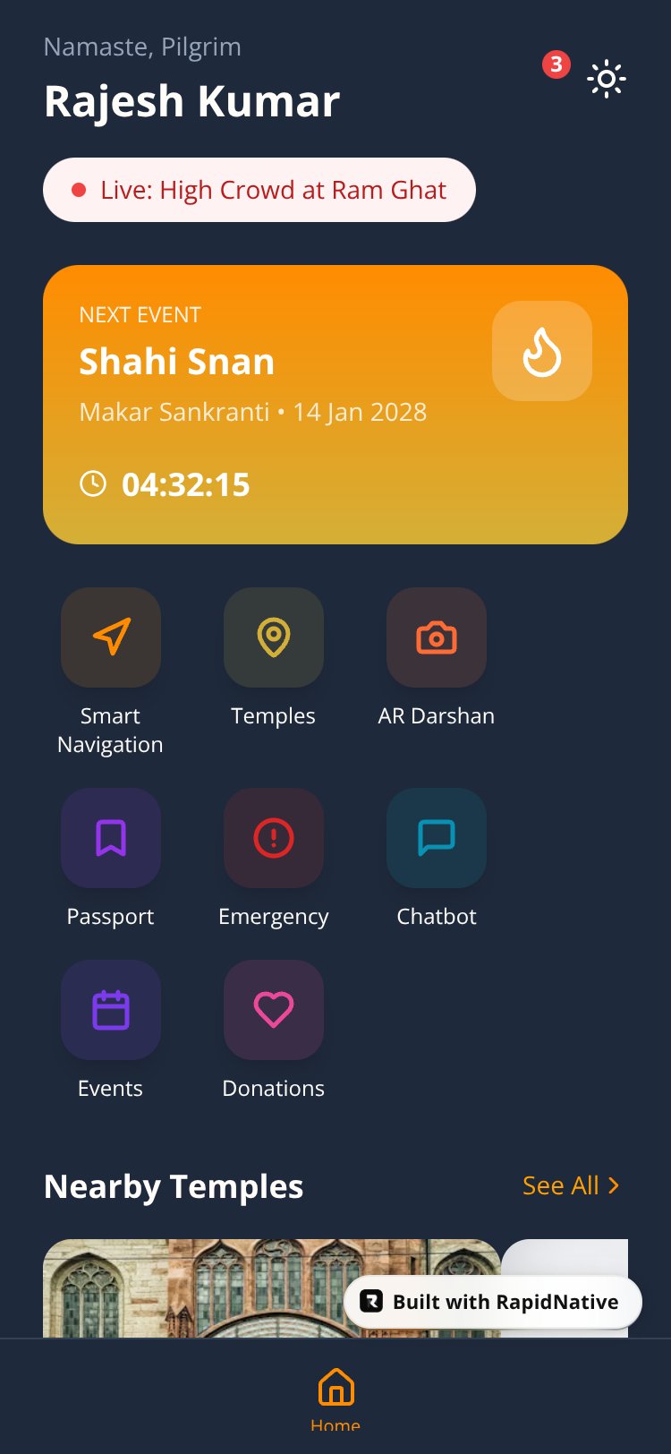 Divya Yatra screen 2