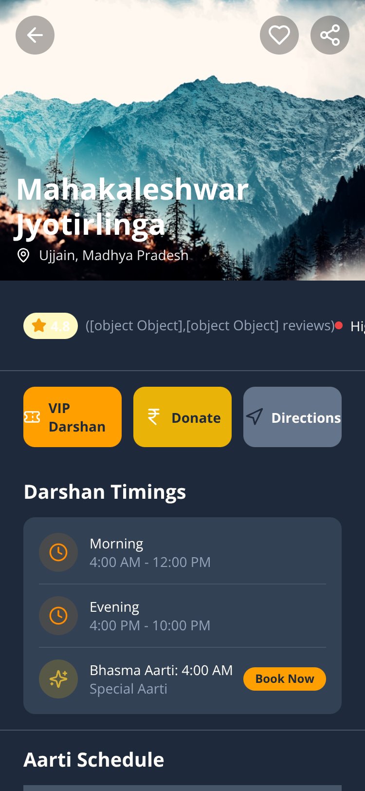 Divya Yatra screen 2