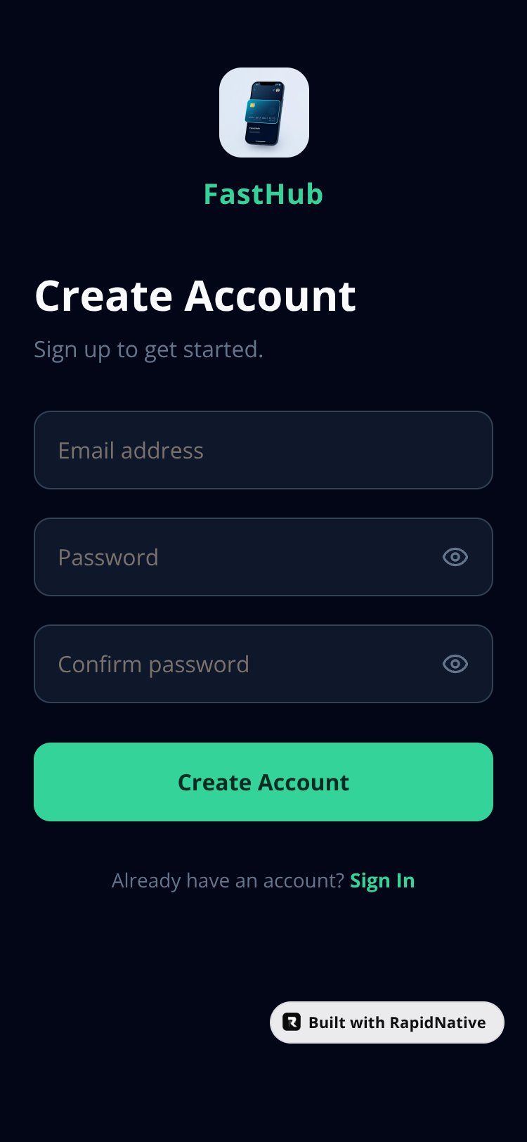 FastHub screen 1