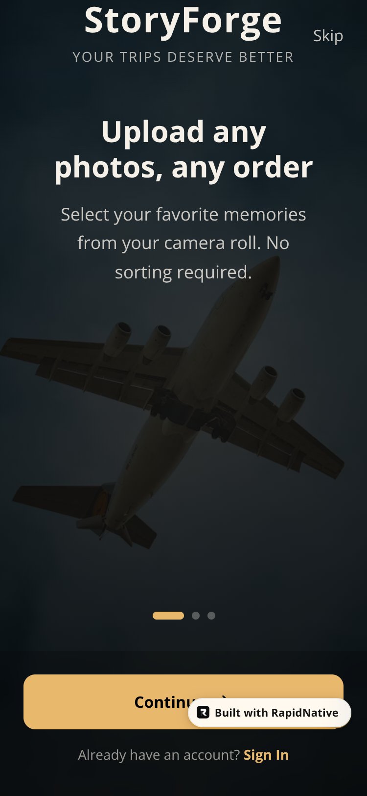 StoryForge screen 2