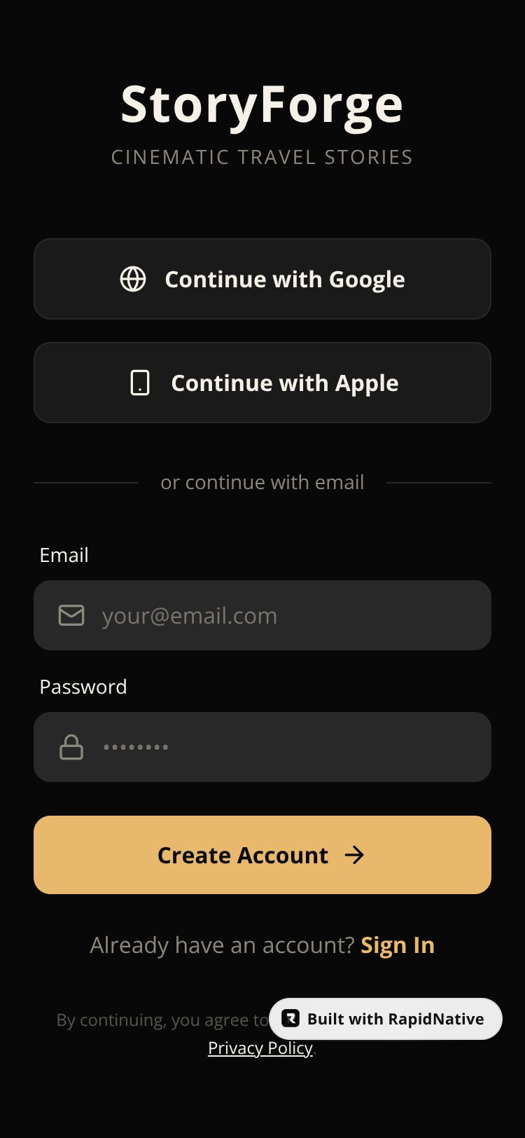 StoryForge screen 4